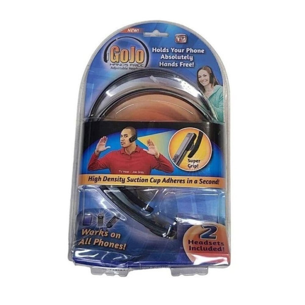 New GOJO Hands Free Adjustable Headset '2 Headsets Included